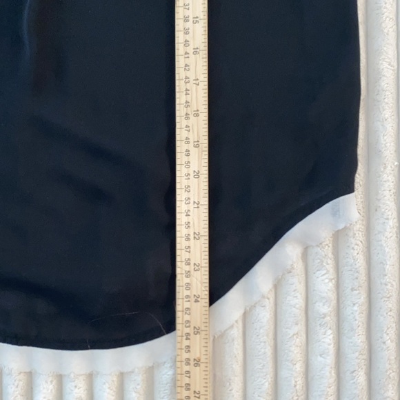 Who What Wear Tank Black And White Raw Edge Classic - Picture 6 of 10